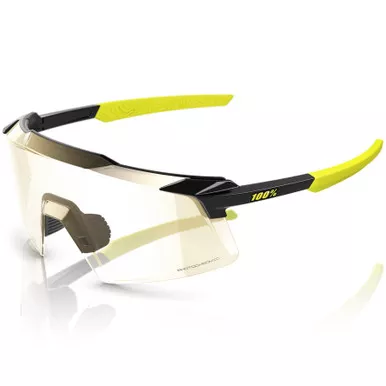 100% Aerocraft Sunglasses Metallic Black Photochromic