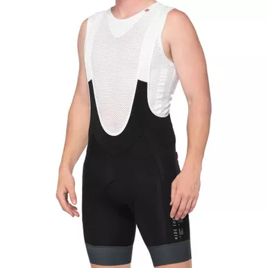 100% Exceeda Bib Shorts Black/Charcoal