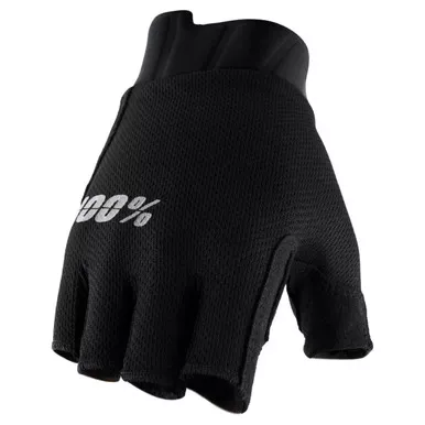 100% Exceeda Womens Fingerless Gel Gloves Black 2022