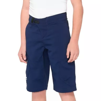 100% Ridecamp Youth MTB Shorts Navy