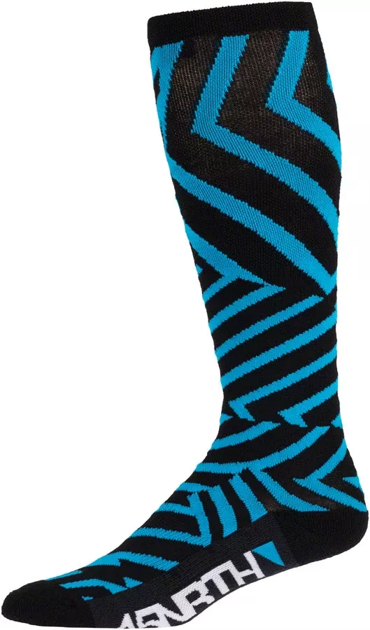 45NRTH Dazzle Midweight Knee Wool Sock - Blue