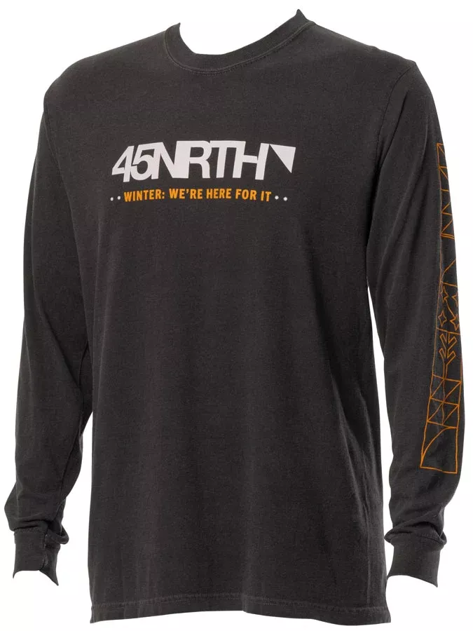 45NRTH Winter We're Here For It Long Sleeve T-Shirt - Unisex