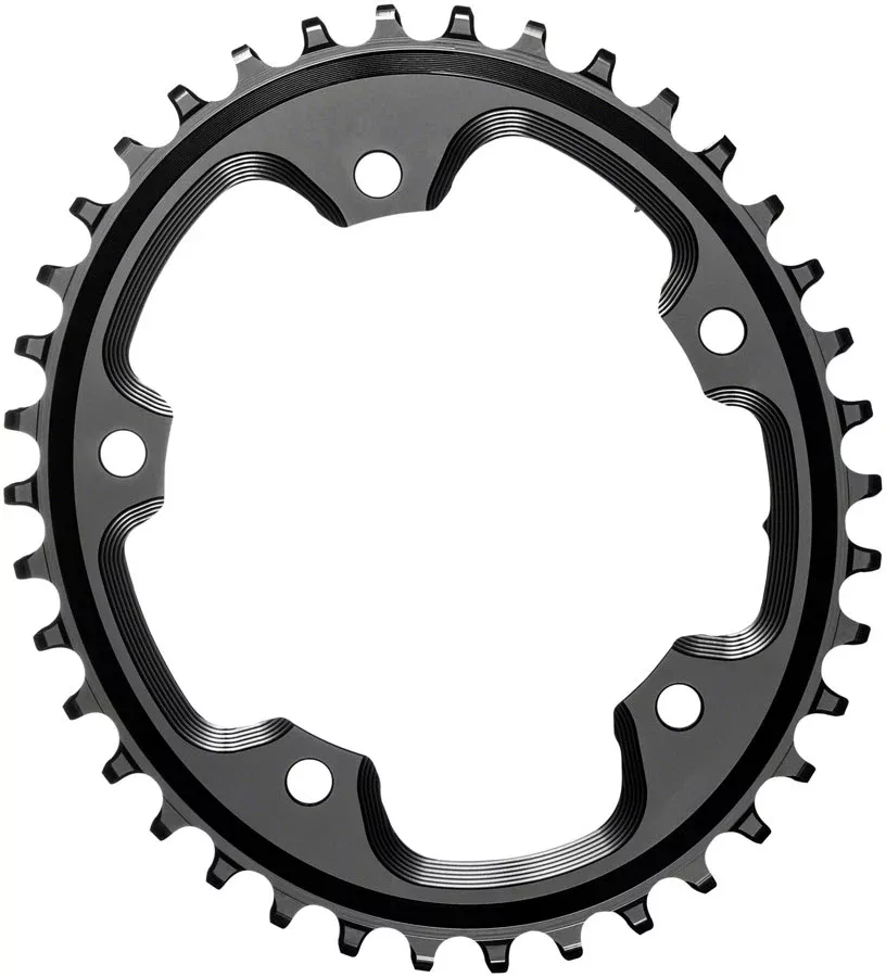 absoluteBLACK 5x110BCD CX 1X Oval Chainring 40T - Black