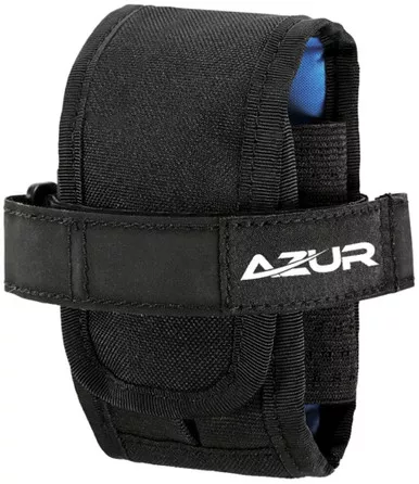Azur Keep Riding Frame Mount Tube Bag Black
