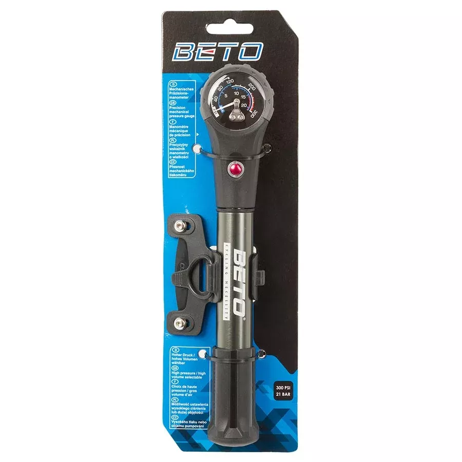 Beto Dual Function 2 in 1 Fork and Shock Pump