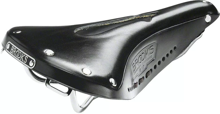 Brooks B17 Carved Saddle - Steel Black Men's