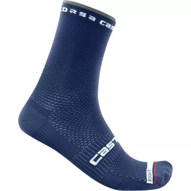 Castelli Rosso Corsa Pro 15 Socks Belgian Blue