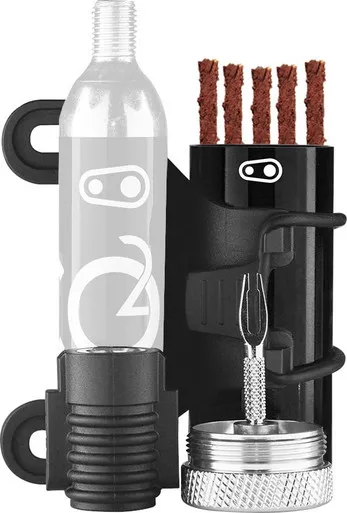 Crank Brothers Cigar Tool Plug Kit + C02 Head Black/Silver