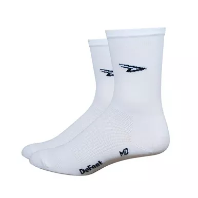 DeFeet D-Logo 5" Aireator Socks White