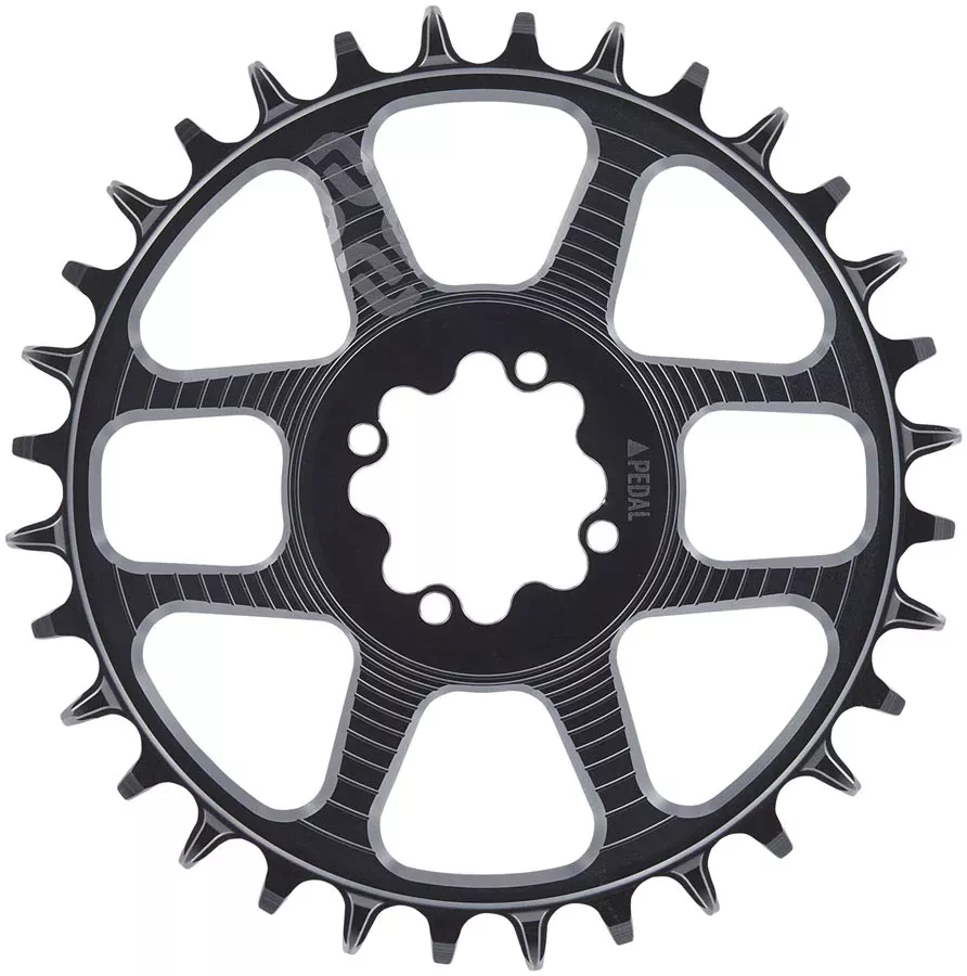 e*thirteen Helix Race 8-Bolt Chainring - 32t 11/12-Speed 3mm Offset 8-Bolt Direct Mount BLK