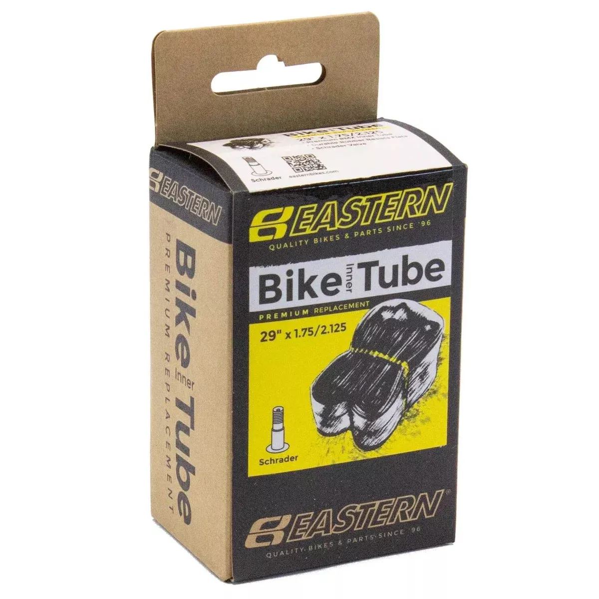 Eastern Bikes SCHRADER 29"x1.75/2.125" INNER TUBE, 1 Pack
