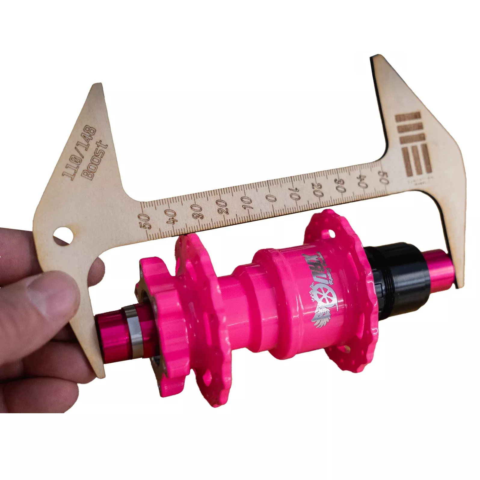 Elevation Wheel Hub Center to Flange Ruler