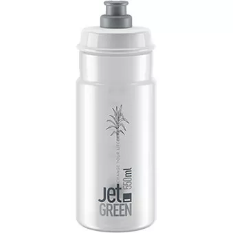 Elite Bottle Jet Green Clear Grey Logo 550 ml