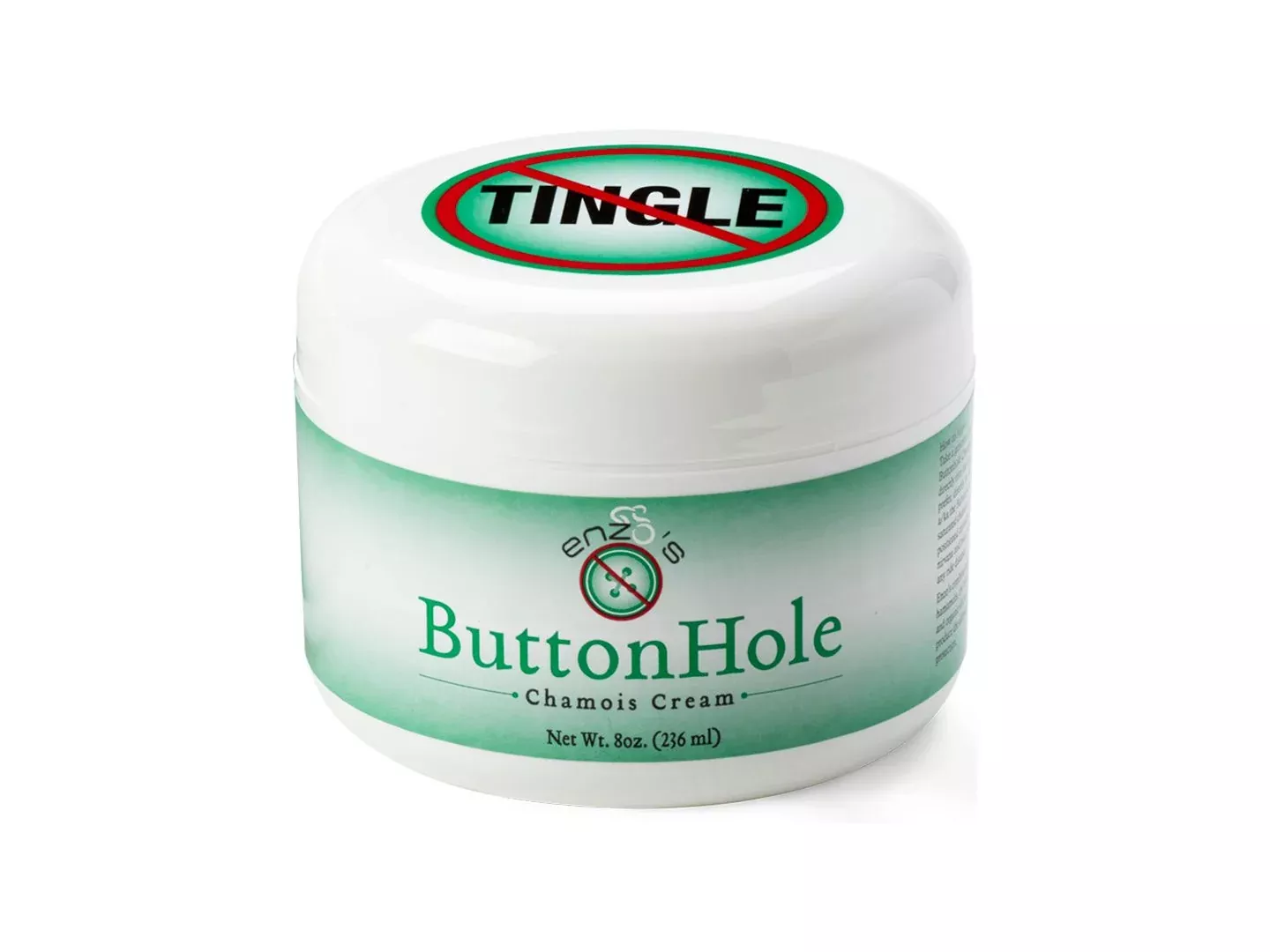 Enzo's ButtonHole Chamois Cream No-Tingle 8oz Jar Skincare