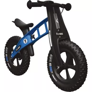 FirstBIKE FAT Cross Light Blue Balance Bike w/ Brake