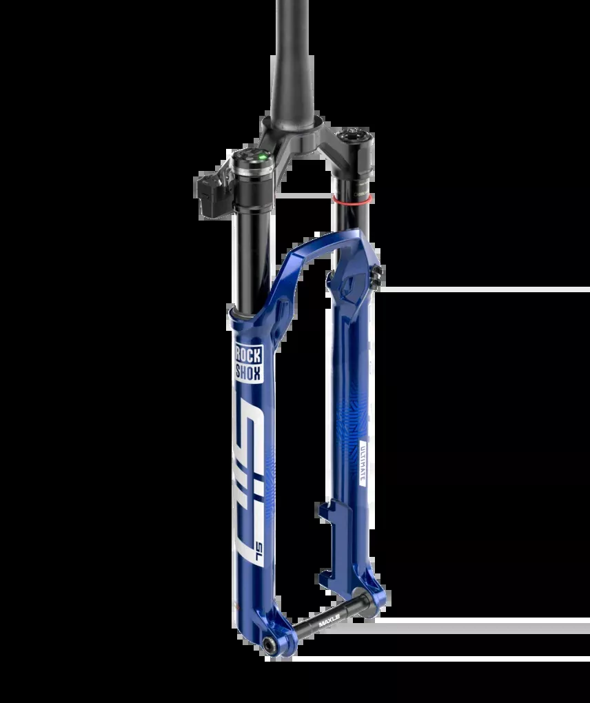 Fork SID SL Ultimate Flight Attendant Race Day - 3P Crown 29" Boost™15X110 110mm Blue Crush 44offset Tapered DebonAir (ZipTie Fender, Star nut, Maxle Stealth,Battery,Charger) D1