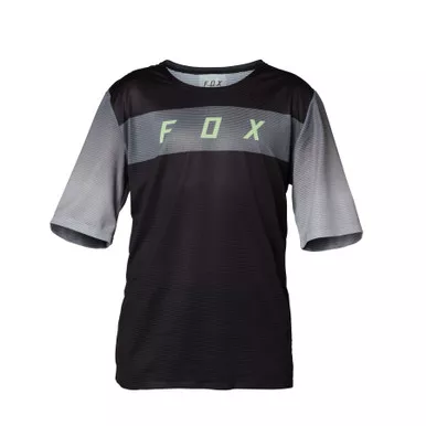 Fox Flexair Youth MTB SS Jersey Black