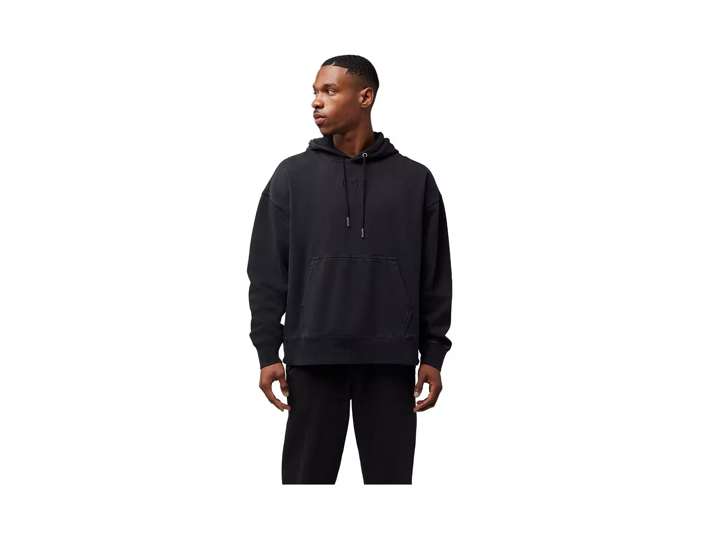 Fox Racing 25 Wordmark Hoodie Small Black Shirt