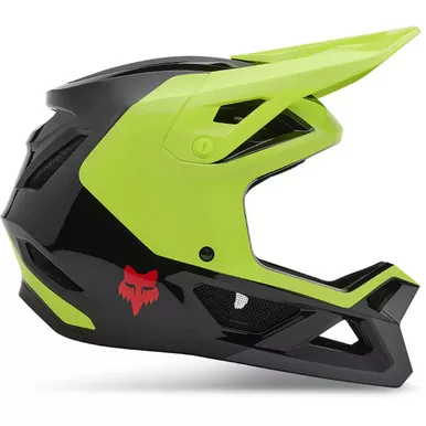 Fox Rampage Barge Flo Yellow Helmet