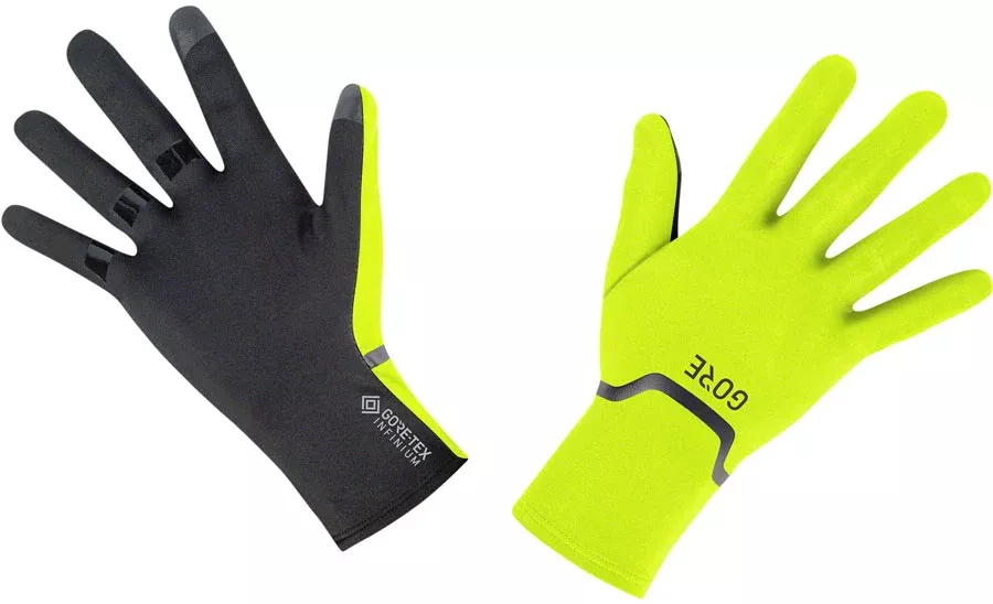 Gorewear Gore Tex Infinium Stretch Gloves - Yellow/Black