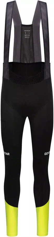 Gorewear Spinshift Thermo Bibs + - Black/Yellow
