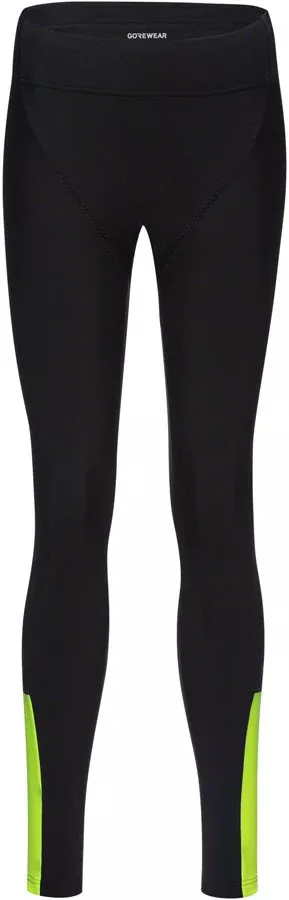 Gorewear Swiftride Thermo Tights - Black/Neon Yellow