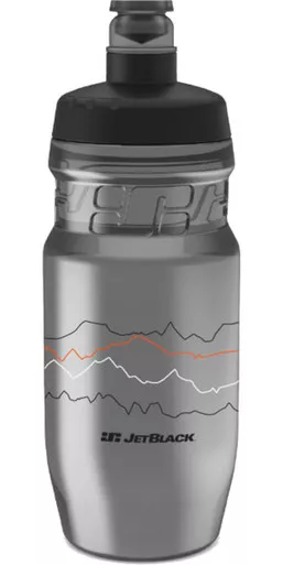 JetBlack 600ml Icon Water Bottle Smoke/Black