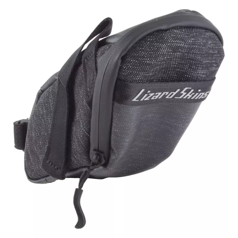 Lizard skins Mega Cache Saddle BagVelcro Straps 9x5.1x3.7` 68.5 c.i. Jet Black