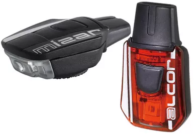 Moon Mizar 100lm Alcor 15lm USB Front/Rear Light Set