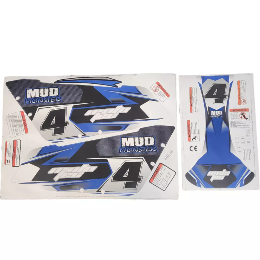 MotoTec Replacement STICKER KIT for Mud Monster 98cc/1000W Go-Kart