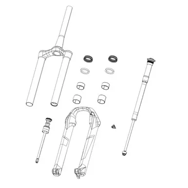 Rockshox FS SP LL Pike ULT 27B SIL C1