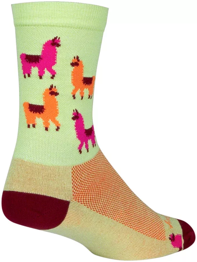 SockGuy Mo' Llamas Crew Socks - 6