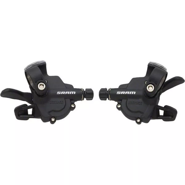 SRAM X4 Trigger 3x8sp Shifter set, ESP 1:1, Black
