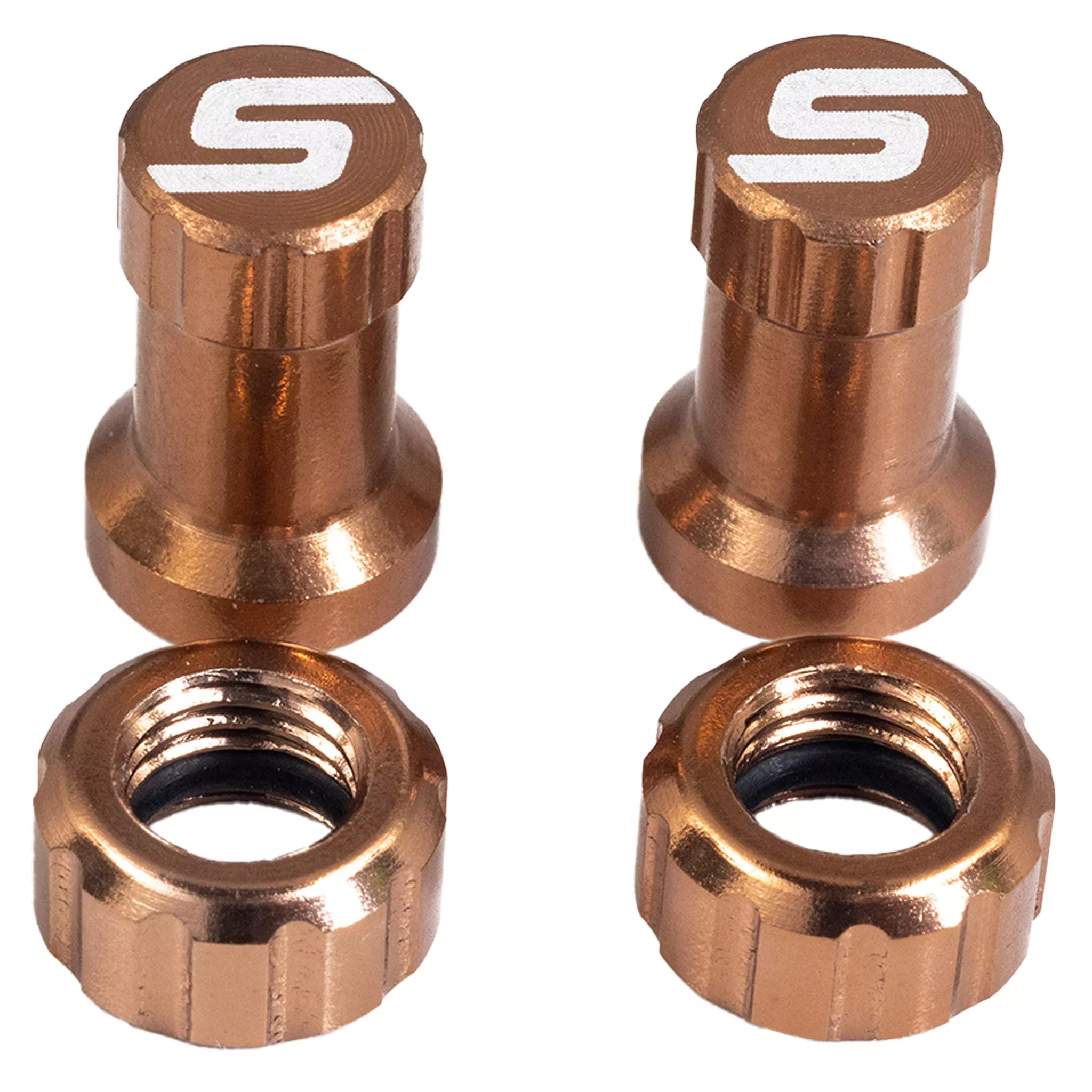 Stan's Tubeless Valve Stem Cap Color Kit - Copper