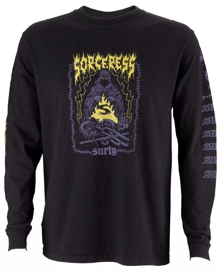 Surly Sorceress Long Sleeve Shirt Black - Medium