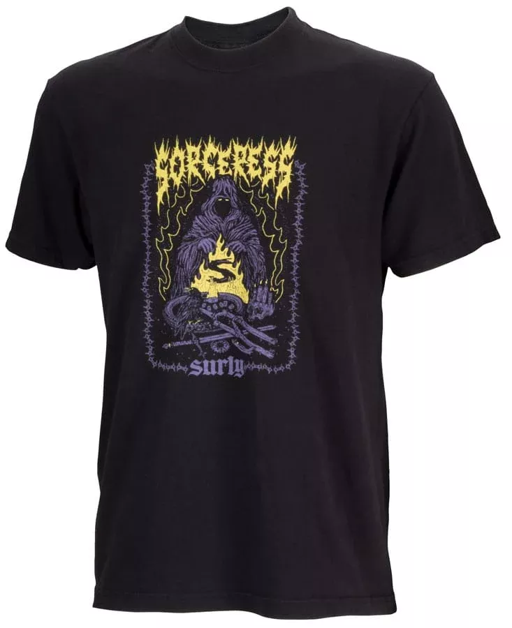 Surly Sorceress Short Sleeve Shirt Black - 3X-Large