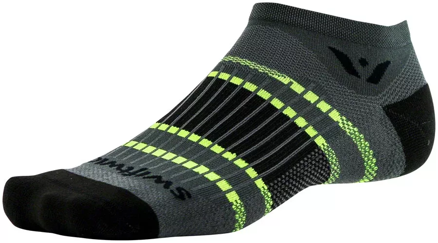 Swiftwick Aspire Zero Stripe Socks - No Show