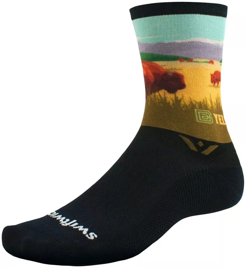 Swiftwick Vision Impression National Park Crew Socks - 6