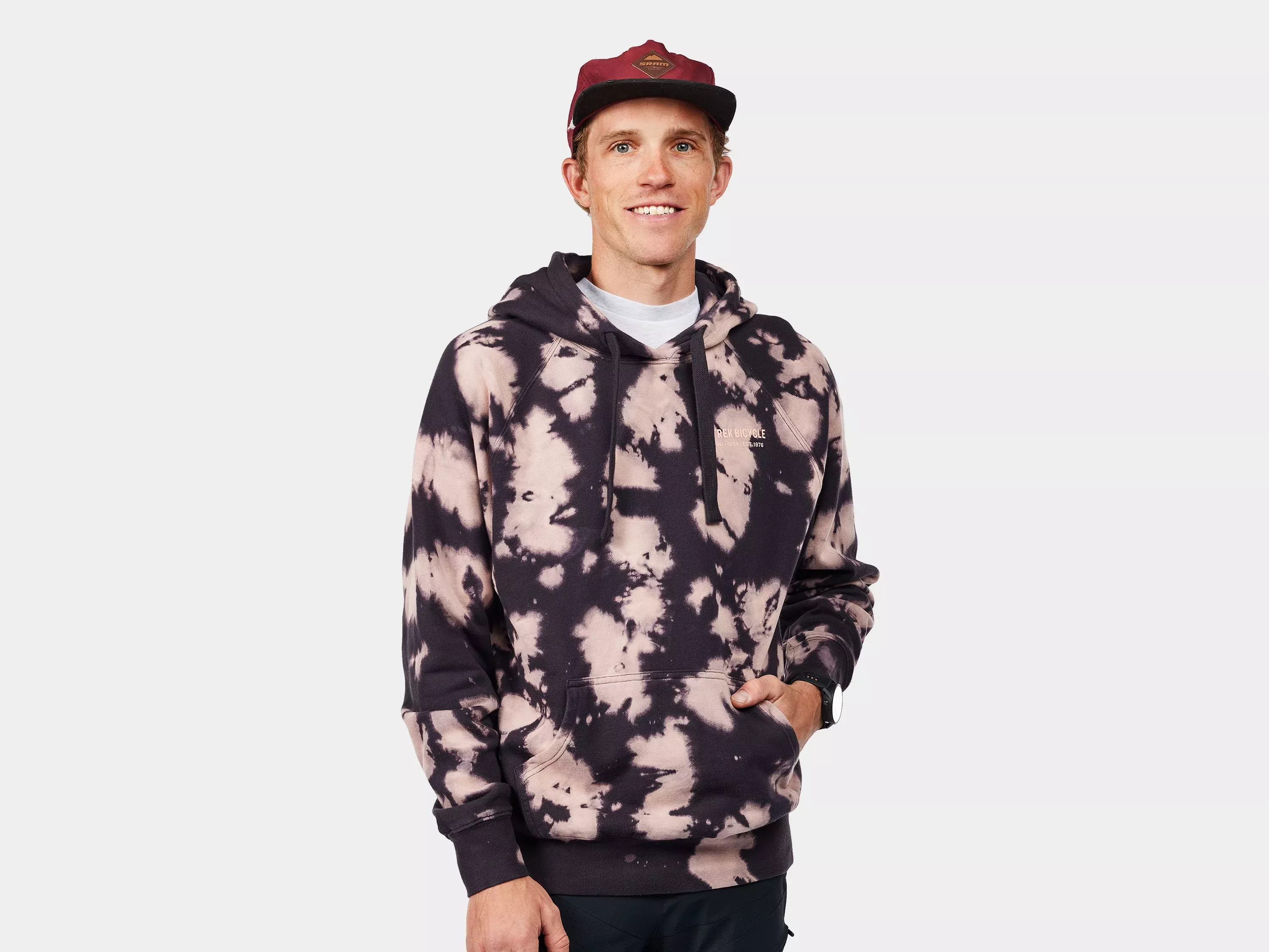 Trek Acidic Vibe Hoodie XX-Large Acid Washed Shirt