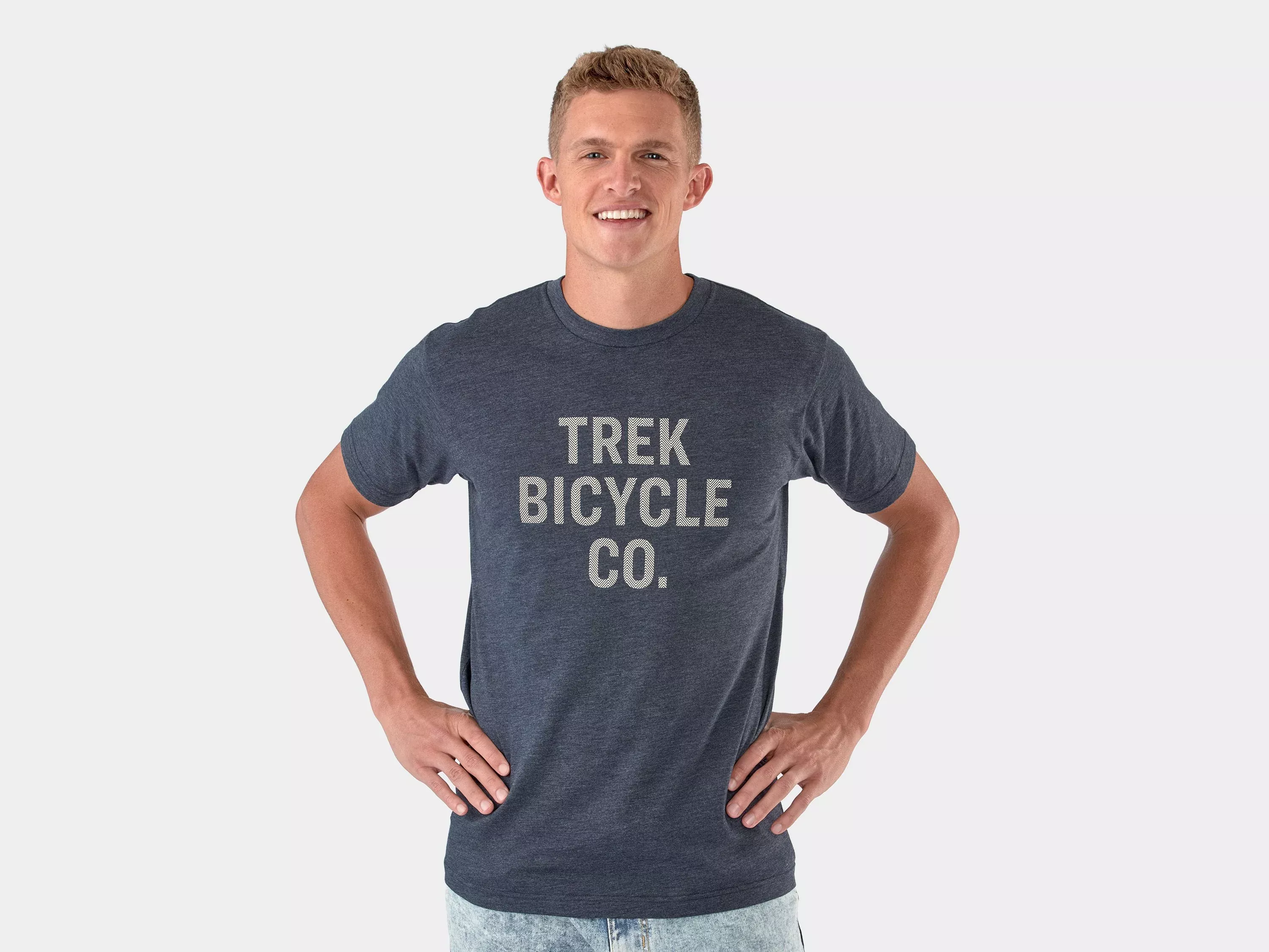 Trek Bicycle CO Tee Large Navy Shirt