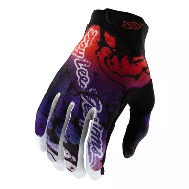 Troy Lee Designs Air Glove – Drip Black / Purple