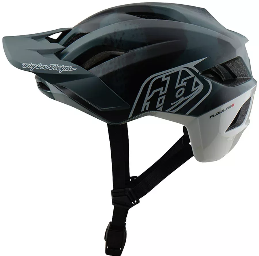 Troy Lee Designs Flowline SE Helmet – Badge Camo Gray