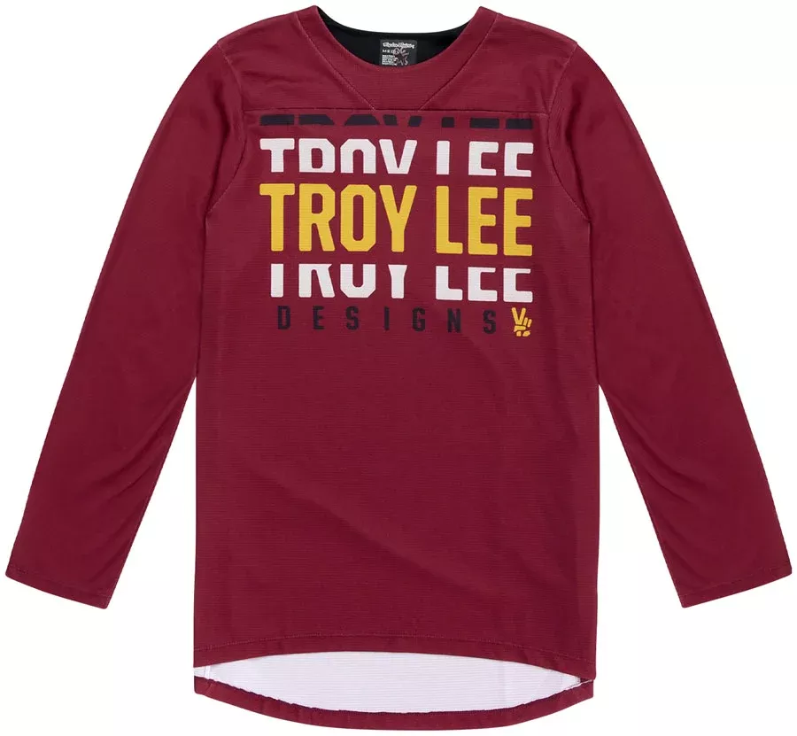 Troy Lee Designs Ruckus 3/4 Jersey – Spun Oxblood Medium