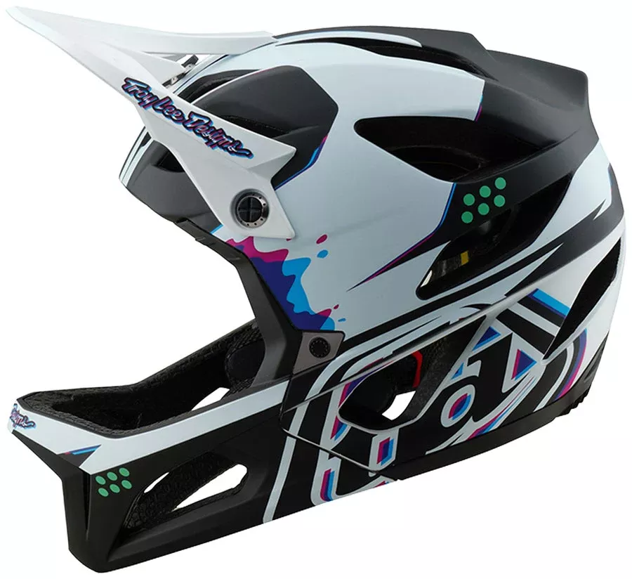 Troy Lee Designs Stage Helmet – Trooper White