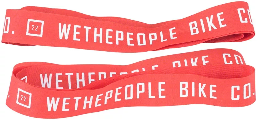 We The People Nylon 22" Rim Tape Set Red