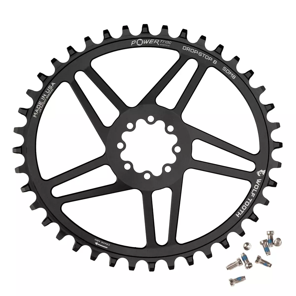 Wolf Tooth Elliptical Direct Mount Chainring - 42t