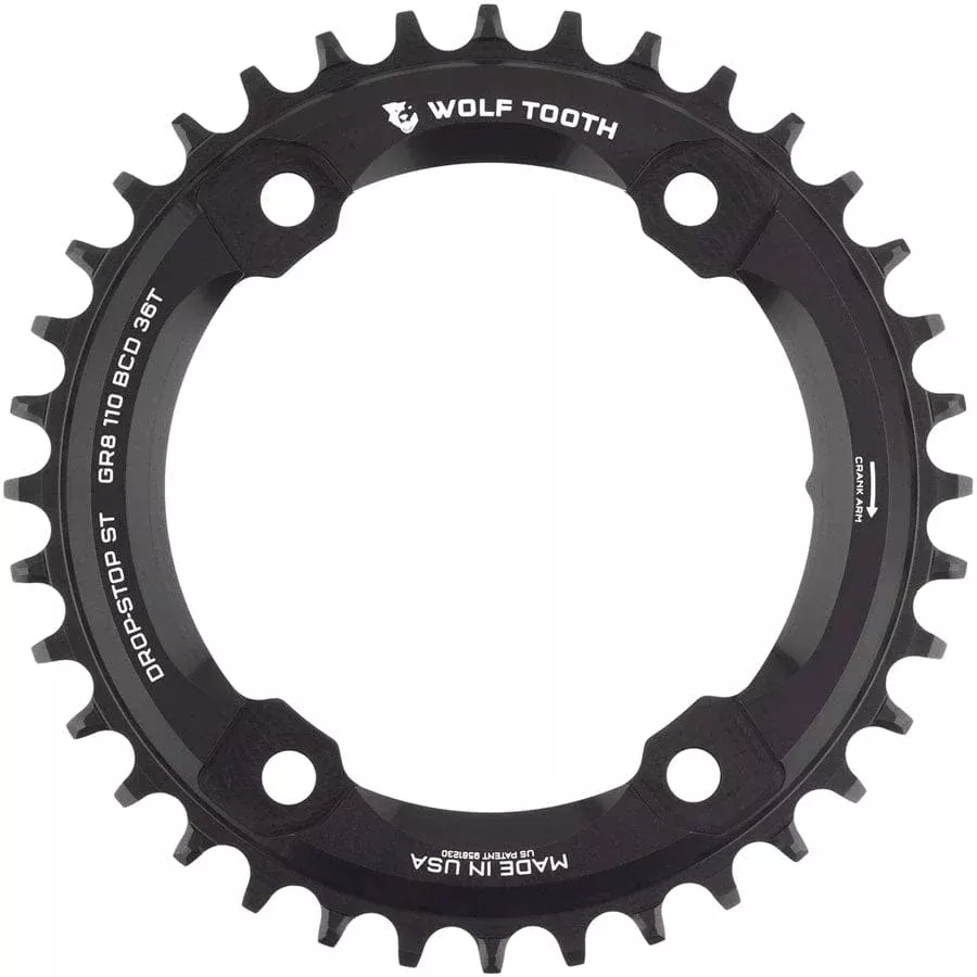 Wolf Tooth Shimano 110 Asymmetric BCD Chainring - Shimano GRX
