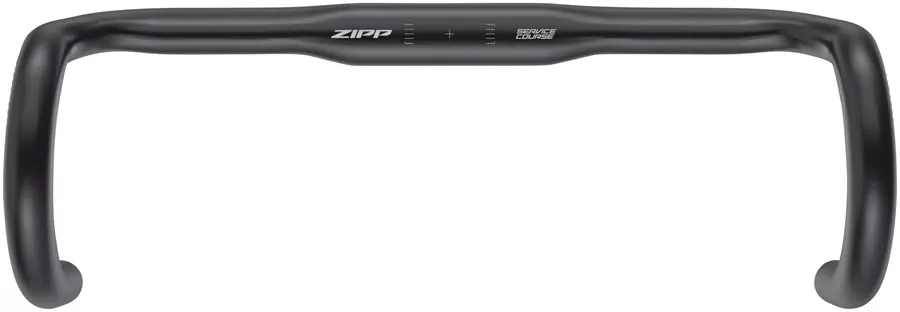 Zipp Service Course 70 Ergo Drop Handlebar - Aluminum 31.8mm Bead Blast Black B2
