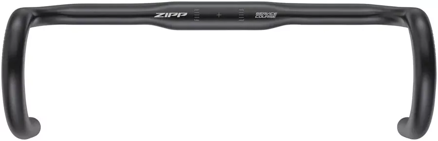 Zipp Service Course 80 Ergo Drop Handlebar - Aluminum, 31.8mm, 44cm, Bead Blast Black, A2